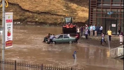 Erzurum Sular Altında...kuvvetli Yağış Sele Neden Oldu