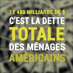 12 840 milliards de dollars, c’est la dette totale des ménages américains