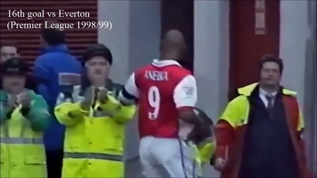 Nicolas Anelka all 28 goals for Arsenal FC