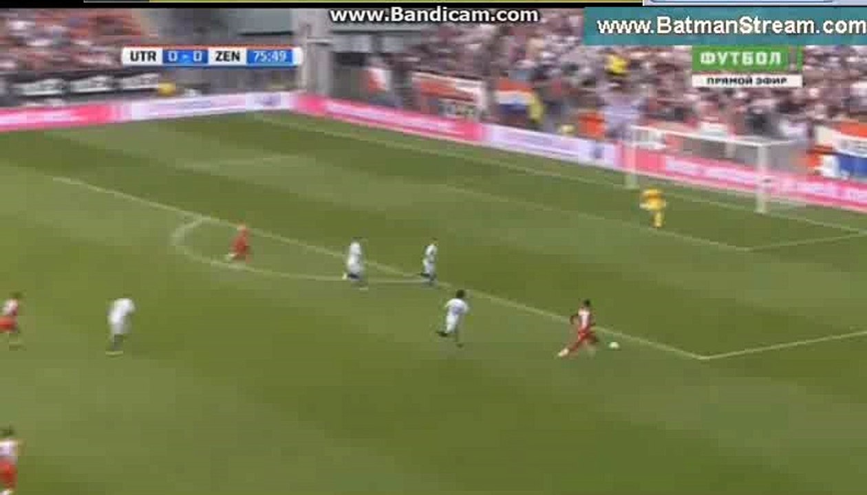 FC Utrech t1 - 0 Zenit St. Petersburg