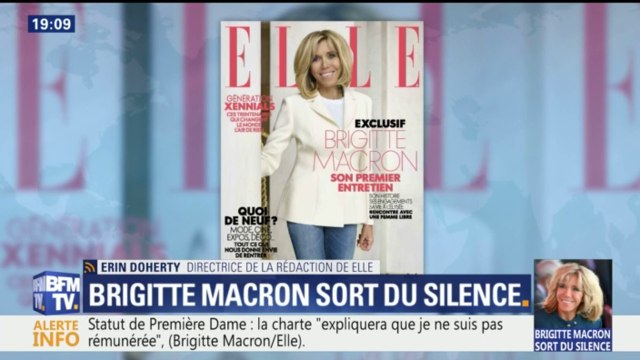 Brigitte Macron n'aime pas qu'on parle d'elle , dit Erin Doherty qui l'a interviewée pour Elle