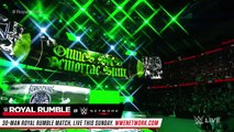 Seth Rollins vs. Sami Zayn If Zayn wins, he takes Rollins Royal Rumble spot: Raw, Jan. 23