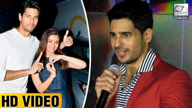 Sidharth Malhotra REACTS On His & Alia Bhatt's Break Up Rumours