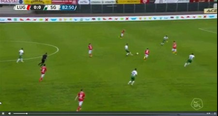 Albian Ajeti Goal -  lugano vs st gallen 0-1  16.08.2017 (HD)