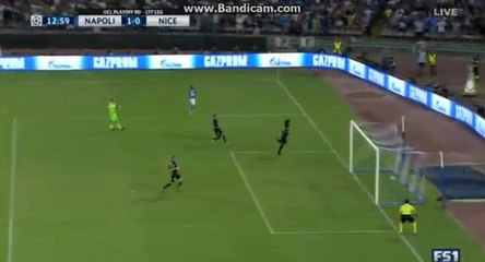 Goal Napoli 1 - 0 Nice HD 16.08.2017 HD (1-0)