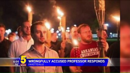 Download Video: Professor Afraid for Family's Safety After Being Falsely Identified in Charlottesville Photo