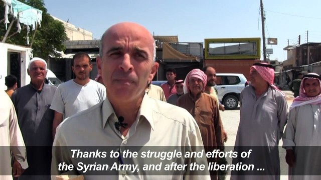 Hundreds return to towns recently retaken by Syrian army