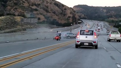 Road Rage entre un motard et un automobiliste