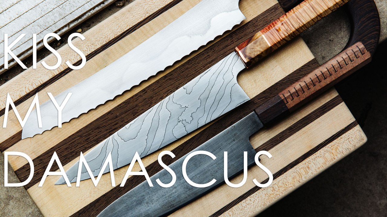 Making Damascus Knives in Madison
