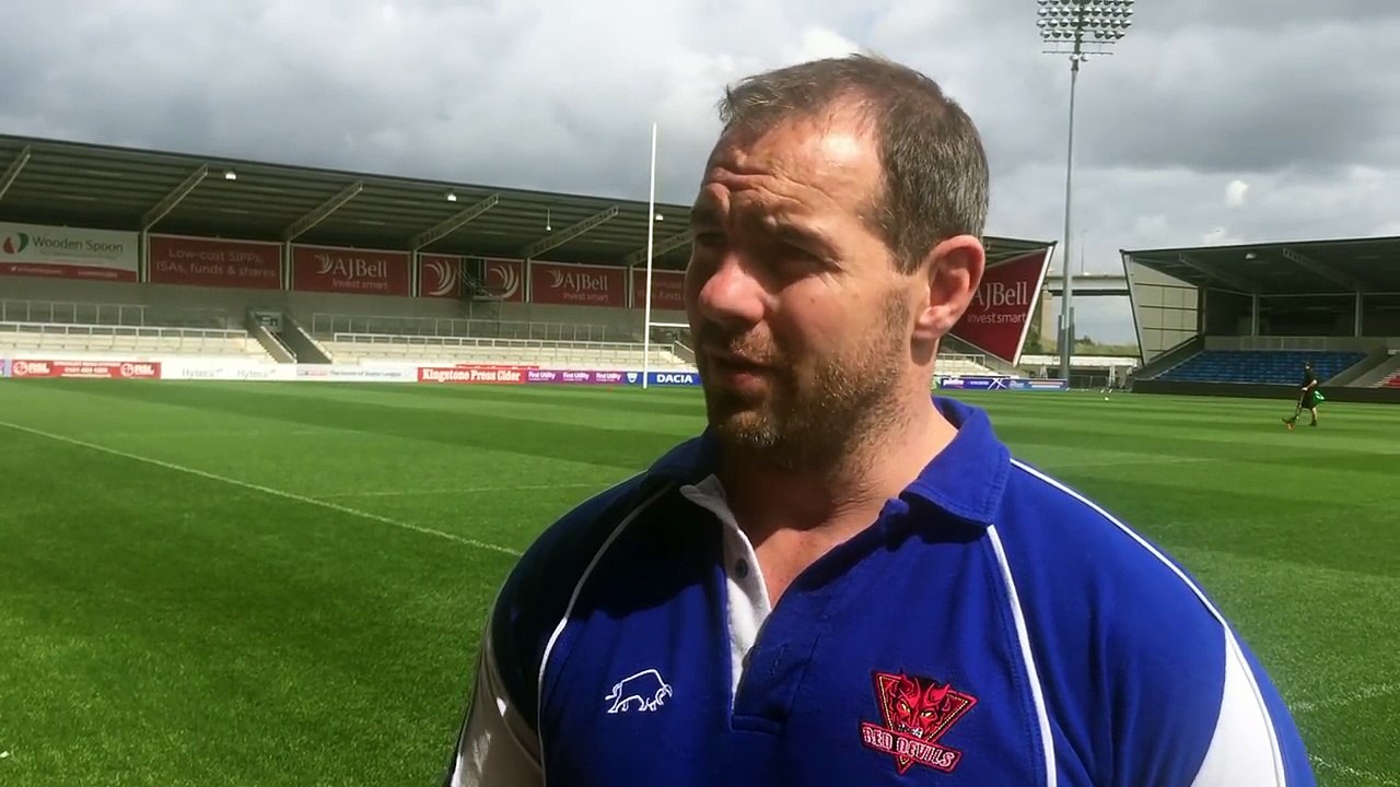 Ian Watson pre Leigh game