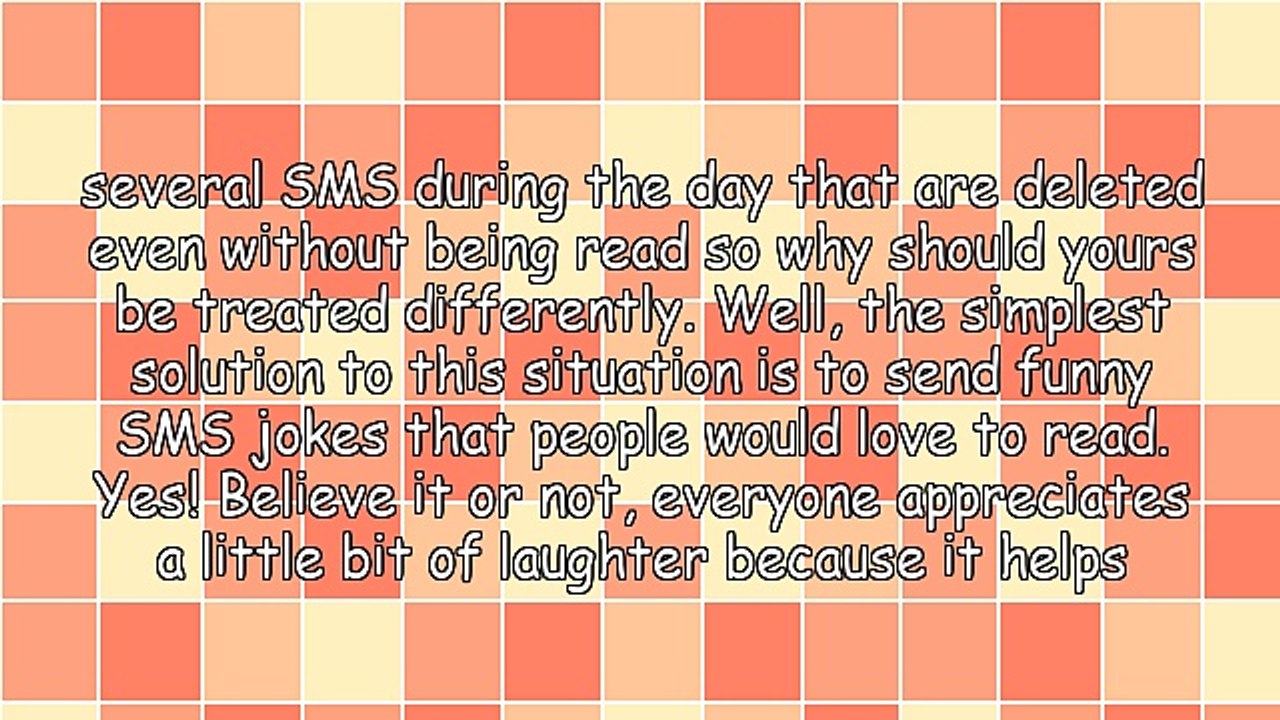 Funny SMS Jokes: A Healthy Way to Initiate the Conversation!