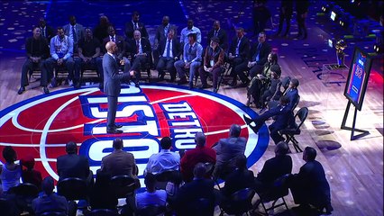 Richard Rip Hamilton Jersey Retirement In Detroit | 02.26.17