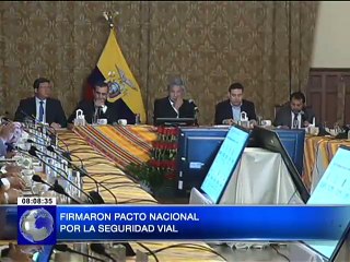 Firman Pacto Nacional por la Seguridad Vial