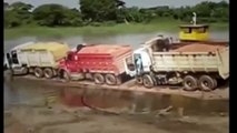 Accident de camion drôle.