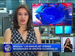 Brigada "Las Manuelas" atiende necesidades de grupos vulnerables