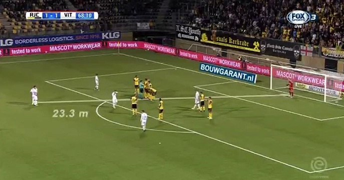 Thomas Bruns GOAL HD - Roda 1-2 Vitesse 18.08.2017