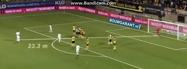 Thomas Bruns Amazing Free Kick Goal - Roda vs Vitesse 1-2  18.08.2017 (HD)