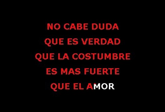 Rocio Durcal - Costumbres (Karaoke)