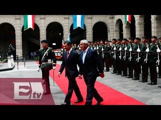 Peña Nieto recibe en Palacio Nacional al presidente de Guatemala / Titulares de la tarde