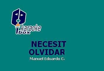 Alejandro Fernández - Necesito olvidarla (Karaoke)