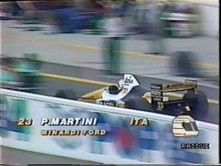 Gran Premio d'Ungheria 1989: Ritiro di Martini