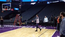 Kyle Korver participates in first shootaround with Cleveland Cavaliers