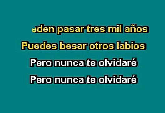 Enrique Iglesias - Nunca te olvidaré (Karaoke)