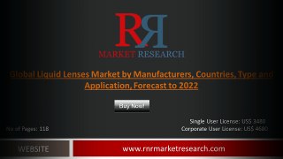 Global Liquid Lenses Medicine Market: By Type, By Value, By Industry Share and Growth 2022