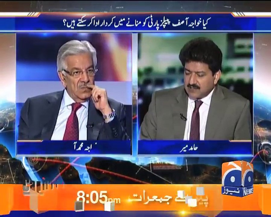 آصف زرداری اور نواز شریف کا رابطہ بحال کرا سکتا ہوں۔۔ خواجہ آصف کا دعویٰ