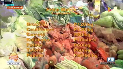 PRICE WATCH: Presyo ng mga gulay sa Litex Market