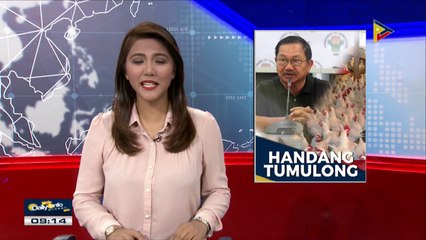DA, tutulungan ang mga poultry farmer na apektado ng bird flu virus