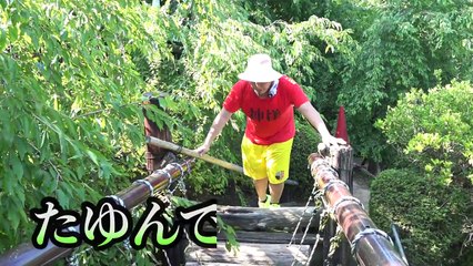 【危険】死ぬかもしれないアスレチックが危なすぎて逆に面白いwww-reLLEPA3aAg