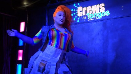 BOA performing as Cyndi Lauper at Crews and Tangos Drag Race