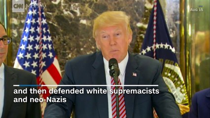 Trump dissolves business councils
