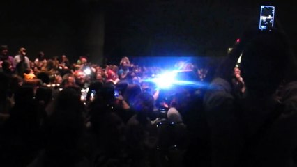 Sebastian Stan runs into audience to hug nervous fan! OMG