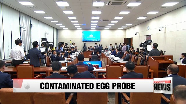 National Assembly committee to be briefed on contaminated egg scandal by agriculture minister