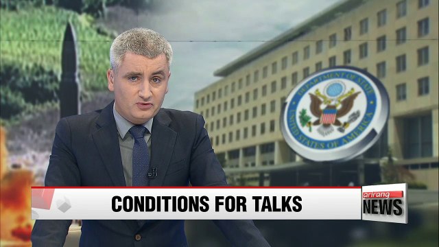 U.S. State Department lays out conditions for talks with North Korea