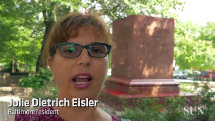 Baltimore-Area Residents React To The Removal Confederate Statues Overnight _ Baltimore Sun