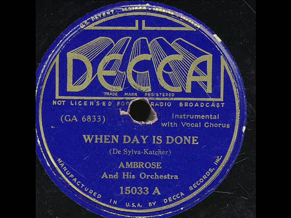 When Day Is Done-Ambrose