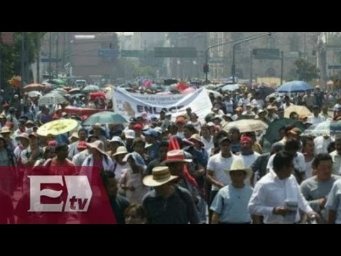 Maestros de la CNTE realizan paro de 24 horas en Oaxaca / Vianey Esquinca