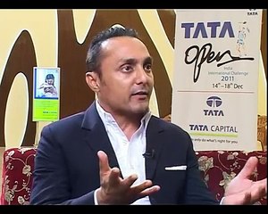 Rahul Bose at the Tata Open India International Challenge
