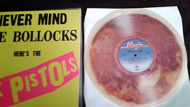 Sex Pistols ‎– Never Mind The Bollocks Heres The Sex Pistols Liquid Filled Record LP Viny