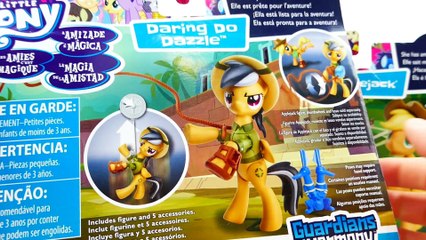 My Little Pony Guardians of Harmony Daring Do Dazzle and Applejack Toys and Figures