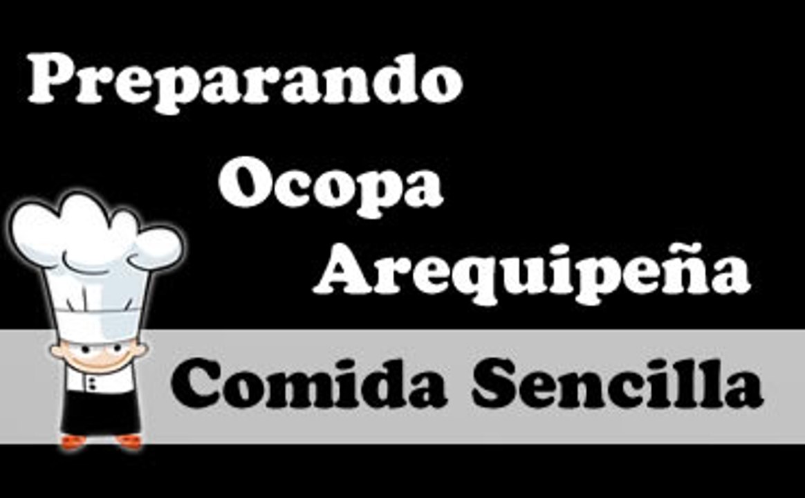 Preparando Ocopa Arequipeña