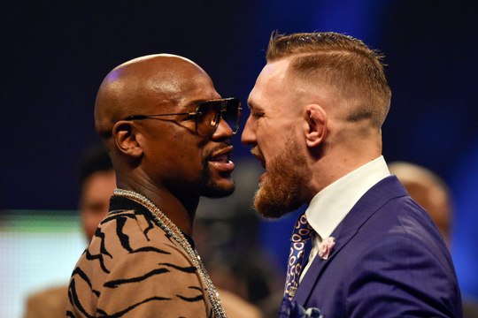 Floyd Mayweather vs Conor McGregor - Mayweather vs. McGregor: MMA Promo Los Angeles Press Conference