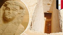 Archaeologists uncovered three ancient rock tombs in Egypt