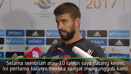 SOSIAL: Sepakbola: Pertama Kalinya Saya Merasa Lebih Inferior Dari Madrid - Pique