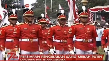 Detik-Detik Pengibaran Sang Merah Putih di Istana Merdeka