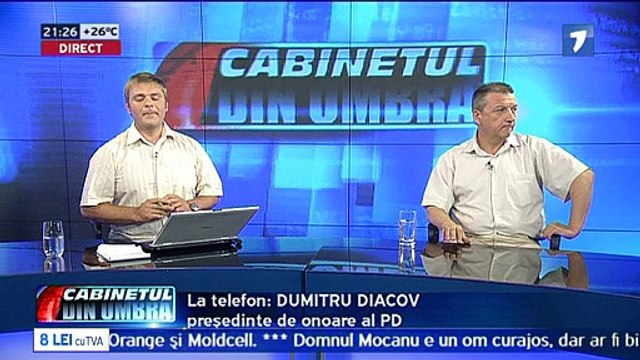 Discuţie despre Vlad Plahotniuc între Sergiu Mocanu, Dumitru Diacov şi Vitalie Călugăreanu
