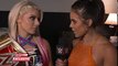 Alexa Bliss wishes Sasha Banks  good luck  at SummerSlam  Raw Fallout, Aug. 14, 2017